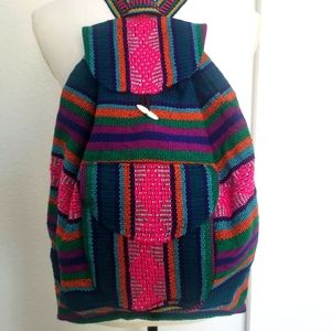 Boho-chic backpack